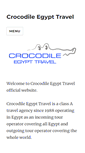 Mobile Screenshot of crocodileegypt.com